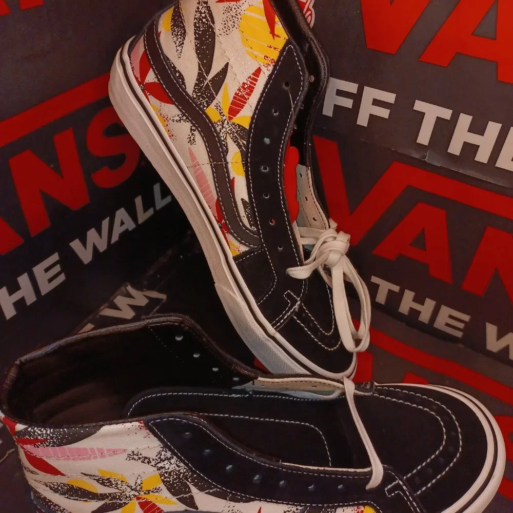Vans Sk8 Hi 38 Decon S Tropical Palm Men's 9/Women's 10.5 VN0A4UWN2UD
